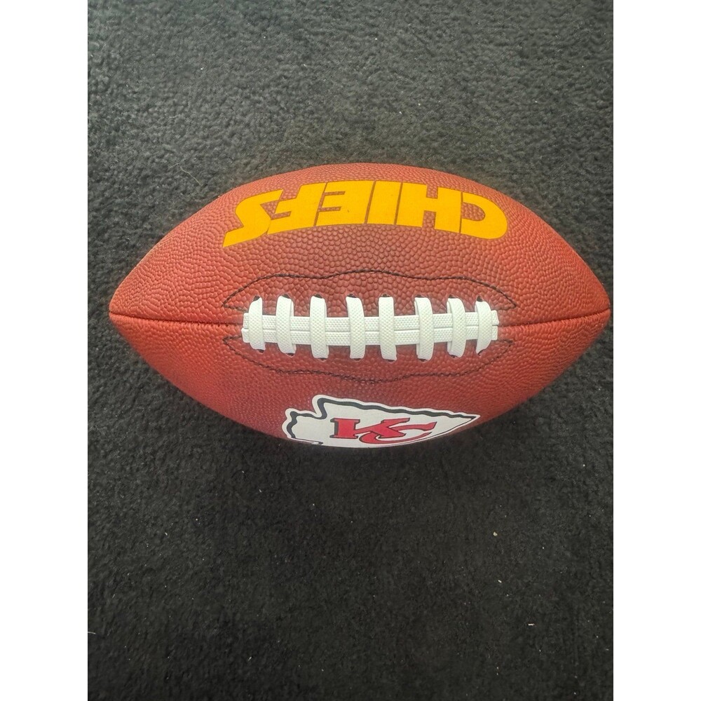 Franklin Sports NFL Kansas City Chiefs Junior Football - Official Team Logo & Co